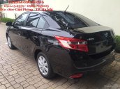 Bán xe Toyota Vios 1.5E MT 2017, màu đen, giá tốt nhất Hải Phòng, hỗ trợ và khuyến mại hấp dẫn nhất từ trước đến nay