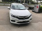 Bán Honda City 1.5 CVT 2018, màu trắng, giá ưu đãi 549tr, mới 100% khuyến mãi phụ kiện chính hãng