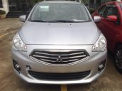 Mitsubishi Attrage màu bạc, nhập khẩu nguyên chiếc, cam kết rẻ nhất Miền Trung