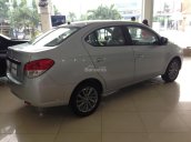 Mitsubishi Attrage màu bạc, nhập khẩu nguyên chiếc, cam kết rẻ nhất Miền Trung