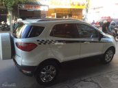 Bán Ford EcoSport Titanium 1.5AT bản full Option đăng ký 1/2015, màu trắng, chạy đúng 29.000km, trả trước 180tr lấy xe