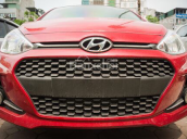 Bán Hyundai Grand i10 1.0 AT sản xuất 2018 màu đỏ, giá chỉ 380 triệu, hỗ trợ vay vốn 80%. Hotline 0935904141 - 094894559