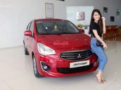 Bán Mitsubishi Attrage 2017, màu đỏ, nhập Thái, khuyến mãi tốt, trả góp, Lh 0935445730