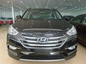 Bán ô tô Hyundai Santa Fe đời 2017, màu đen