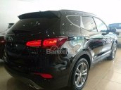 Bán ô tô Hyundai Santa Fe đời 2017, màu đen