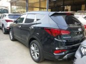 Bán xe Hyundai Santa Fe đời 2017, màu đen