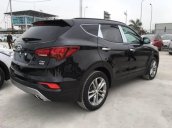 Bán xe Hyundai Santa Fe đời 2017, màu đen