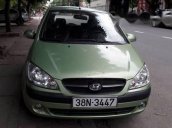 Cần bán xe Hyundai Getz đời 2009, màu xanh nõn chuối