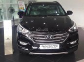 Bán Hyundai Santa Fe 2.2 4WD đời 2017, màu đen