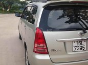 Cần bán lại xe Toyota Innova G đời 2007, màu bạc xe gia đình, giá chỉ 380 triệu