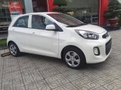 Kia Morning 1.0 đời 2018, màu trắng, mới 100%. Giá chỉ 290tr