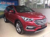 Bán xe Hyundai Santa Fe sản xuất 2017, màu đỏ, giá tốt