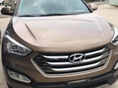 Bán xe Hyundai Santa Fe AT 2014, màu nâu, xe nhập