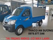 Xe tải 800kg máy xăng Thaco Towner 800 tải 900kg, thùng mui bạt đời 2018 mới 100%