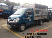 Thaco Towner 990 2018 tải trọng 990kg thùng kín máy xăng, tiết kiệm nhiên liệu, máy công nghệ Suzuki