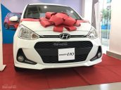 Hyundai Grand i10 1.0 AT đời 2018, màu trắng. Xe mới 100%, trả góp 85%, LH Hương: 0902.608.293