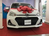 Hyundai Grand i10 1.0 AT đời 2018, màu trắng. Xe mới 100%, trả góp 85%, LH Hương: 0902.608.293