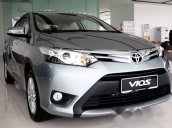 Bán xe Toyota Vios 1.5E MT năm 2017, màu bạc