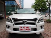 Bán xe cũ Lexus LX 570 2014, màu trắng, nhập khẩu nguyên chiếc như mới