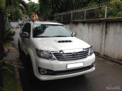 Bán xe Fortuner 2016 số sàn, máy dầu, màu trắng, full option, phiên bản cao cấp dáng thể thao