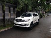 Bán xe Fortuner 2016 số sàn, máy dầu, màu trắng, full option, phiên bản cao cấp dáng thể thao