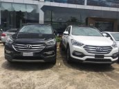 Bán ô tô Hyundai Santa Fe đời 2017, màu trắng