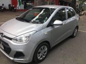 Bán xe Hyundai Grand i10 2015, màu bạc số sàn