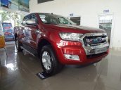 Bán xe Ford Ranger XLT MT đời 2017, màu đỏ, xe nhập