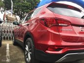 Cần bán xe Hyundai Santa Fe CRDi 2.2L 4WD đời 2017, màu đỏ