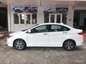 Bán xe Honda City 1.5 CVT Top 2017, màu trắng, giá tốt, hỗ trợ trả góp tại Hà Tĩnh