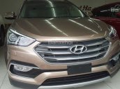 Bán xe Hyundai Santa Fe 4WD đời 2017, màu nâu, giao xe ngay