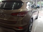 Bán xe Hyundai Santa Fe 4WD đời 2017, màu nâu, giao xe ngay