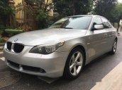 Xe BMW 5 Series 520i sản xuất 2004, màu bạc, nhập khẩu số sàn