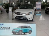 Bán xe Suzuki Vitara 2018, khuyến mại cực khủng trong tháng 1, màu trắng, xe nhập LH: 0985547829