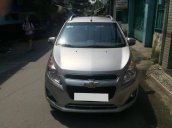 Bán lại xe Chevrolet Spark LTZ đời 2014, màu bạc như mới