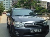 Bán Toyota Fortuner đời 2009, màu đen xám