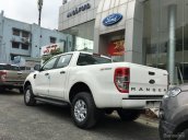 Bán các phiên bản Ford Ranger XLS 2018, hỗ trợ trả góp hơn 80% màu trắng, giao xe ngay