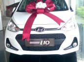 Bán xe Hyundai Grand i10 1.0AT đời 2017, màu trắng - Giảm ngay 10tr khi xem xe - ưu đãi tiền mặt cùng quà tặng khủng