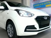 Cần bán Hyundai i10 1.2MT Base đời 2017, màu trắng - Ưu đãi tiền mặt nhiều - Kèm quà tặng hấp dẫn