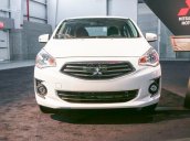 Cần bán Mitsubishi Attrage CVT Eco 2017, màu trắng, xe nhập