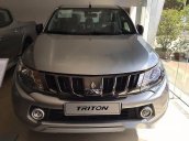 Bán Mitsubishi Triton 2.5MT đời 2017, màu bạc, giá tốt