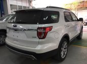 Bán Ford Explorer 2.3L Ecoboost Limited mới 100%, màu trắng nhập khẩu Mỹ, hỗ trợ trả góp 90%