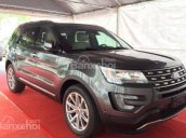 Bán xe sang dành cho gia đình 7 chỗ ngồi, Ford Explorer 2.3L Ecoboost Limited, màu ghi xám, giao xe ngay