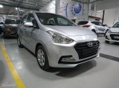 Bán xe Hyundai Grand i10 1.2MT Sedan lắp ráp đời 2018, màu bạc, bản Full option, hỗ trợ trả góp 80%- LH: 0904675566