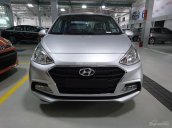 Bán xe Hyundai Grand i10 1.2MT Sedan lắp ráp đời 2018, màu bạc, bản Full option, hỗ trợ trả góp 80%- LH: 0904675566