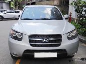 Cần bán xe Hyundai Santa Fe 2.7 AT 4WD đời 2008, màu bạc, nhập khẩu