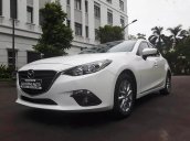Bán Mazda 3 1.5L 2015, màu trắng, giá tốt