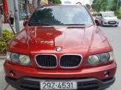 Bán BMW X5 3.0 AT sản xuất 2003, màu đỏ, giá 325tr