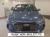 Bán Hyundai Elantra đời 2018 màu xanh đá cực đẹp, hỗ trợ trả góp 90% xe, chạy Grab - Lh Ngọc Sơn: 0911.377.773