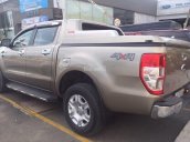 Cần bán Ford Ranger XLT 2 cầu sx 2015 màu vàng cát, xe đẹp đã lên đủ đồ chơi